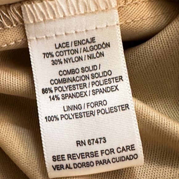 Danny and Nicole Black Lace Overlay Fit and Flare Cocktail Dress, EUC, Size 6 - Picture 9 of 9